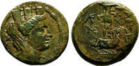 Greek AE20 TARSOS (Cilicia) AE20. EF-. 2nd-1st Century B.C. Tyche. -