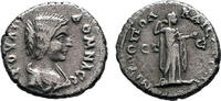Roman Provincial Drachma JULIA DOMNA AR Drachm. VF+. Caesarea (Cappadocia). Aphrodite. -