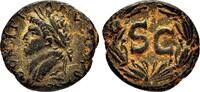 Roman Provincial AE22 DOMITIAN AE22. Antioch (Syria) mint. EF-. Bust to left. Wreath - SC. -