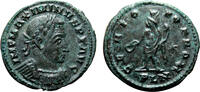 Roman Empire Follis MAXIMINUS II DAIA AE Follis. EF. Londinium mint. Genio. Uncommon type. -