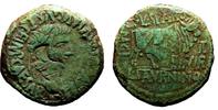 Roman Empire As TIBERIUS AE As. EF-. Countermark. -