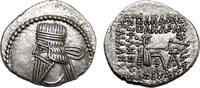 Greek Drachma PARTHIA. PAKOROS I AR Drachma. EF. Ecbatana mint. -