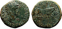 Roman Empire As AUGUSTUS AE As. aEF/EF-. Yoke. -