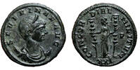 Roman Empire Antoninianus SEVERINA Bi Antoninianus. EF+/EF. Siscia mint. CONCORDIAE MILITVM -