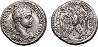 Roman Provincial Tetradrachm ANTIOCH (Syria) AR Tetradrachm. ELAGABALUS. EF. Eagle. Quality! -