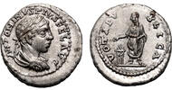 Roman Empire Denarius ELAGABALUS AR Denarius. EF. Emperor. SCARCE! -