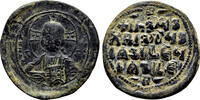 Byzantine Empire  Anonymous Byzantine Follis. Basil II & Constantine VIII. AD 976-1028. EF-/VF+. EF-/ VF+