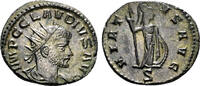 Roman Empire Antoninianus CLAUDIUS II Gothicus Bi Antoninianus. EF. Antioch mint. The virtus. -