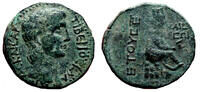 Roman Provincial AE25 UNCERTAIN CAESAREA (Cilicia) AE25. Claudius. VF+. Tyche. -