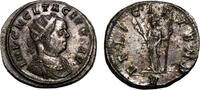 Roman Empire Antoninianus TACITUS Bi Antoninianus. EF/EF-. SILVERED. Ticinum mint. The happiness. -