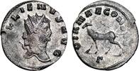 Roman Empire Antoninianus GALLIENUS Antoninianus. EF-/VF+. Antelope - DIANAE CONS AVG. -
