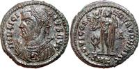Roman Empire Follis LICINIUS I AE Follis (reduced). EF. Partially SILVERED. Cyzicus mint. IOVI. -