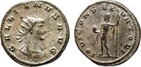 Roman Empire Antoninianus GALLIENUS Bi Antoninianus. VF+. SILVERED. Antioch mint. IOVI CONSERVATORI. -