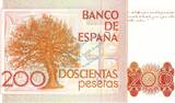 Spanien - Spain  Banknote Spanien , 200 Pesetas Schein 1980 -L. Garci de las Alas- unc-kfr WP.150 1 to 1-