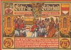 Seriennotgeld Deutschland Notgeld Geldern 75 Pfennig -B- Nr.2 Notgeld Männergesangsverein Geldern 415.2 , 75 Pfennig Schein -B- Nr.2 in kfr. -