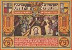 Seriennotgeld Deutschland Notgeld Geldern 75 Pf. C -B/H- Nr.4 Notgeld Männergesangsverein Geldern 415.3 , 75 Pfennig C , Bru/He. Nr.4 in kfr -