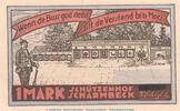 Seriennotgeld 1 Mark Schein Notgeld Schützenhof Scharmbeck 1172.2.c ,1 Mark Schein in kfr. o.D. Niedersachse -