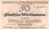 Großnotgeld Inflation Notgeld Speyer 50 Millionen Mark Notgeld Speyer - Kreisgemeinde Pfalz , 50 Millionen Mark Schein in gbr. 4286.b -