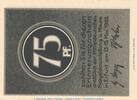 Seriennotgeld Deutschland Notgeld Erfurt 75 Pfennig Notgeld Notgeldausstellung Erfurt 343.1 , 75 Pfennig Schein in kfr. von 1922 TH -