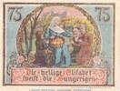 Notgeld DE 75 Pf. Nr.1 Notgeld Kleinrentner Meiningen 876.2.a , 75 Pfennig Schein Nr.1 in kfr. o.D. TH -