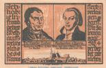 Seriennotgeld Deutschland Notgeld Brehna 50 Pfennig Nr.1 Notgeld Stadt Brehna 160.3 , 50 Pfennig Schein Nr.1 in kfr. von 1921 , SA -