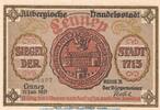 Notgeld DE 50 Pf. -B- Notgeld Stadt Lennep 791.1 , 50 Pfennig Schein -B- in kfr. von 1921 , Westfalen -