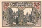 Notgeld DE 75 Pf. -E- Notgeld Stadt Lennep 791.1 , 75 Pfennig Schein -E- in kfr. von 1921 , Westfalen -