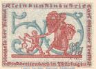 Seriennotgeld Deutschland Notgeld Großbreitenbach 50 Pf. Notgeld Großbreitenbach Tesselt 477.2 , 50 Pfennig -Wasserliniert- in kfr. o.D. -