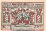 Seriennotgeld Deutschland Notgeld Naugard 25 Pf. -grün gest- Notgeld Sparkasse Naugard 923.1.a , 25 Pfennig Schein -grün gest- in kfr. 1922 -