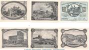 Seriennotgeld 6 Scheine Notgeld Verkehrsverein Gerolstein 424.1 , Set mit 6 Scheinen in kfr. von 1921 -