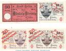 Seriennotgeld Deutschland 4 x Notgeld Gotha kompl. Notgeld 20. Gauturnfest Gotha 456.5 , Set -orange- mit 4 Scheinen in kfr. 1917 -
