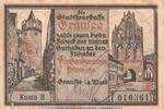 DE 25 Pf. mit Us. Notgeld Sparkasse Gransee 465.1.b , 25 Pfennig Schein mit US in gbr. o.D. , BBG -
