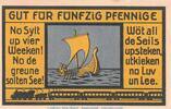 DE 50 Pf. Notgeld Lehrerseminar Klasse II Hamburg 543.1 , 50 Pfennig Schein in kfr. o.D. -