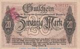 Großnotgeld De. 20 Mk. Notgeld Amtshauptmannschaft Annaberg , 20 Mark Schein in kfr.E, Geiger 017.02-03 -