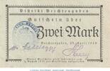 DE 2 Mk. Notgeld Distikt Berchtesgaden , 2 Mark Schein in gbr. Geiger 038.02 von 1919 BAY -