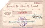 DE 30 Mk. Notgeld Herz. Sparkasse Braunschweig , 30 Mark Schein in kfr.E Geiger 058.. 1918 -