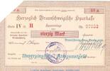 DE 40 Mk. Notgeld Herz. Sparkasse Braunschweig , 40 Mark Schein in kfr.E Geiger 058.. 1918 -