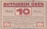 DE 10 Mk. Notgeld Gem. Industrie Dresden, 10 Mark Schein in gbr.E , Geiger 109.03 von 1918 -