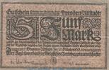 Großnotgeld 5 Mark Schein Banknote Stadt Dresden Altstadt , 5 Mark Schein in gbr. Geiger 110.01 von 1918 -
