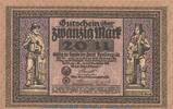 Großnotgeld 1918 20 Mk. Freiberg , Notgeld 20 Mark -B,C- in kfr. Bühn 1753.3 , Sachsen 1918 Grossnotgeld -