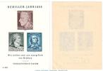 DDR Block 12 DDR Block 12 , 1955 , Mi.464-466 Postfrisch -150. Todestag Schiller- -
