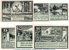 Notgeld DE 6 Scheine kpl. Notgeld Stadt Schmiedefeld 1187.1 , Set mit 6 Scheinen in kfr. o.D. Thüringen -