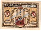 Notgeld 50 Pf. -D- Treuenbrietzen , Notgeld 50 Pfennig -KN links- in kfr. M-G 1339.1.b Brandenburg -