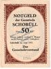 Notgeld De 50 Pf. Schobüll , Notgeld 50 Pfennig -Hochformat- in kfr. M-G 1194.10 , Schleswig 1921 -