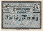 Notgeld DE 50 Pf. Westerland , Notgeld 50 Pfennig Schein in kfr. Tieste 7860.110.35 Schleswig 1920 -