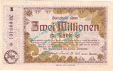 Großnotgeld Inflation 2 Mio. Mk. Ahrweiler , Notgeld 2 Million Mark -Stempel- in gbr. Keller 28.a.42 , RHL 1923 -