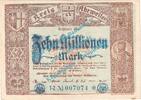 Großnotgeld Inflation 10 Mio. Mk. Ahrweiler , Notgeld 10 Millionen Mark Schein in gbr. Keller 28.a.46 , RHL 1923 -