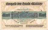Großnotgeld Inflation DE 5 Mio. Mk. Mainz , Notgeld 5 Million Mark Schein in gbr. Keller 3423.g , Hessen von 1923 -