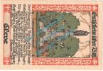 Notgeld DE 75 Pf. Nr.1 Cleve , Notgeld 75 Pfennig Schein Nr.1 in kfr. M-G 231.2 , Westfalen von 1921 -