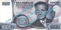 Österreich / Austria 1000 Schilling Banknote Österreich , 1.000 Schilling Schein in gbr. P.152 , von 1983 , AT -
